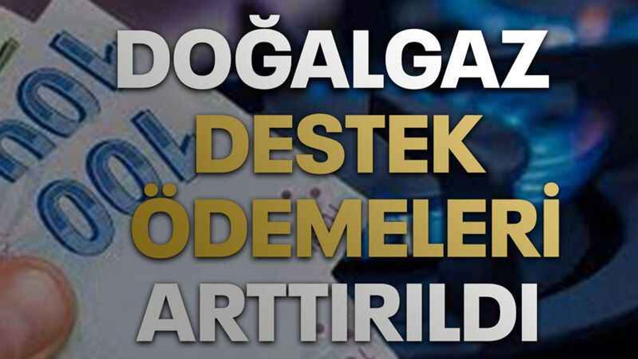 Doğalgaz Destek Ödemeleri Arttırıldı. Cumhurbaşkanı Erdoğan Açıkladı